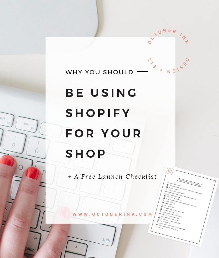 Using shopify for your shop and a free launch checklist